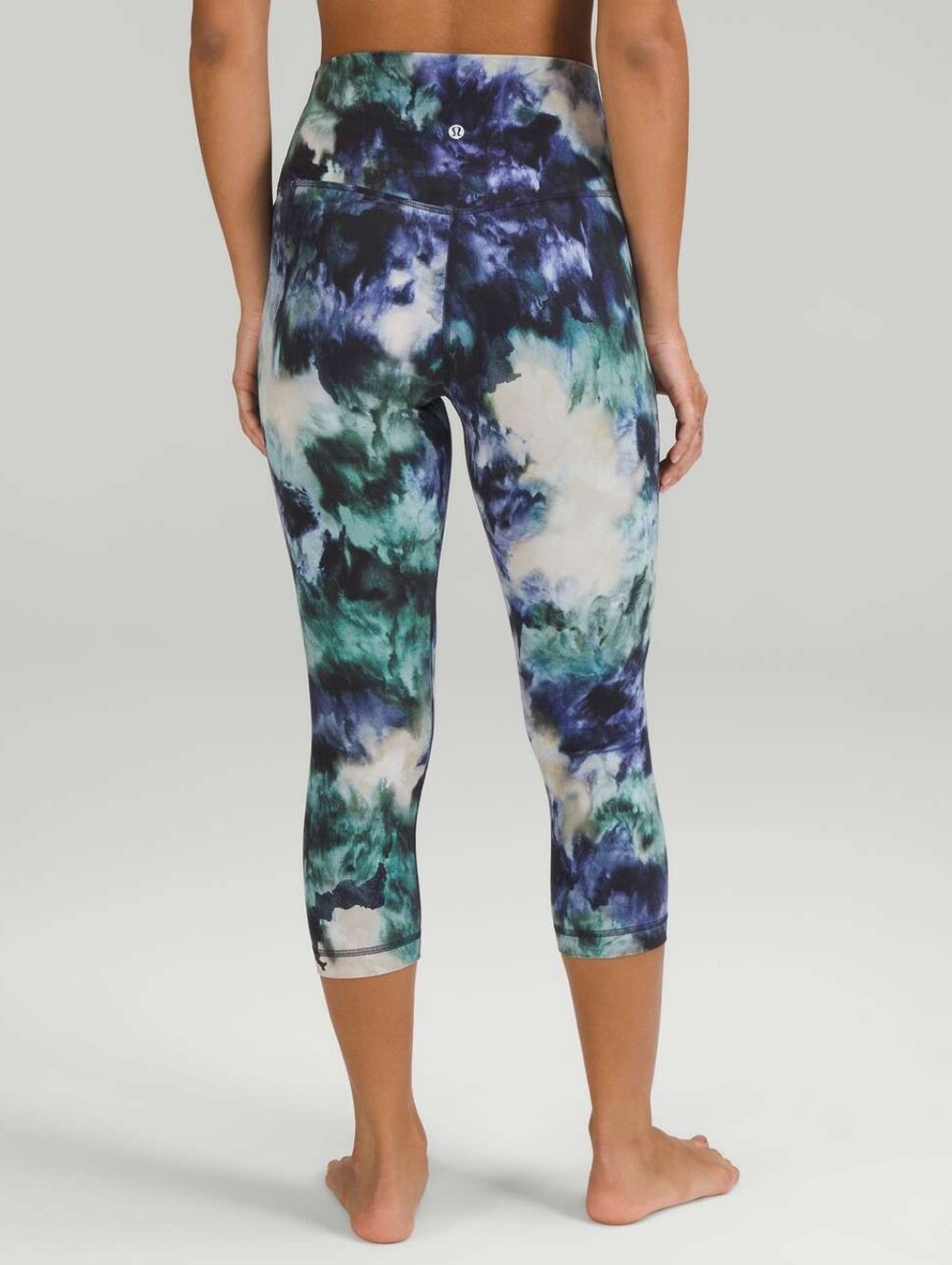 Lululemon Align High-Rise Crop 21" Meteor Wash Print Multi Size 6 EUC